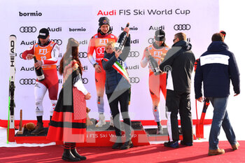 29/12/2022 - podium man's super-g bormio 2022 - FIS ALPINE SKI WORLD CUP - MEN'S SUPER G - SCI ALPINO - SPORT INVERNALI