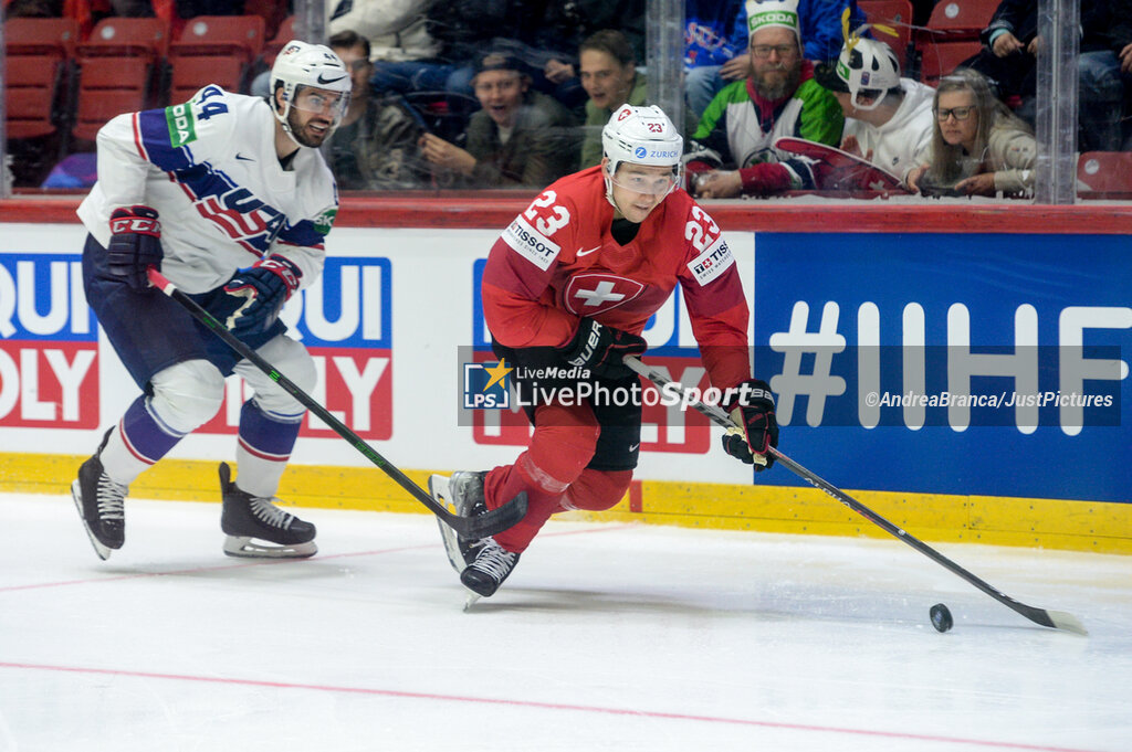 Switzerland v United States - 2022 IIHF Ice Hockey World Championship - NORDIC SKIING - WINTER SPORTS