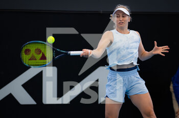 2022-01-01 - Daria Saville of Australia in action during the first qualifications round at the 2022 Adelaide International WTA 500 tennis tournament on January 2, 2022 at Memorial Drive Tennis Centre in Adelaide, Australia - 2022 ADELAIDE INTERNATIONAL WTA 500 TENNIS TOURNAMENT - INTERNATIONALS - TENNIS
