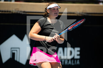 2022-01-03 - Charlotte Kempenaers-Pocz of Australia in action during the final qualifications round against Ulrikke Eikeri of Norway at the 2022 Adelaide International WTA 500 tennis tournament on January 3, 2022 at Memorial Drive Tennis Centre in Adelaide, Australia - 2022 ADELAIDE INTERNATIONAL WTA 500 TENNIS TOURNAMENT - INTERNATIONALS - TENNIS