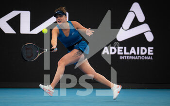 2022-01-04 - Elina Svitolina of Ukraine in action during the first round against Anastasia Gasanova of Russia at the 2022 Adelaide International WTA 500 tennis tournament on January 4, 2022 at Memorial Drive Tennis Centre in Adelaide, Australia - 2022 ADELAIDE INTERNATIONAL WTA 500 TENNIS TOURNAMENT - INTERNATIONALS - TENNIS