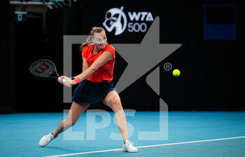 2022-01-10 - Petra Kvitova of the Czech Republic during the first round against Arantxa Rus of the Netherlands at the 2022 Sydney Tennis Classic, WTA 500 tennis tournament on January 10, 2022 at NSW Tennis Centre in Sydney, Australia - 2022 SYDNEY TENNIS CLASSIC, WTA 500 TENNIS TOURNAMENT - INTERNATIONALS - TENNIS