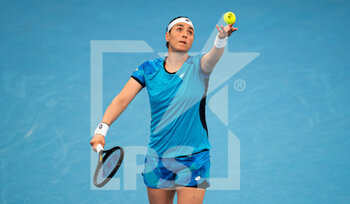 2022-01-11 - Ons Jabeur of Tunisia in action against Petra Kvitova of the Czech Republic during the second round of the 2022 Sydney Tennis Classic, WTA 500 tennis tournament on January 12, 2022 at NSW Tennis Centre in Sydney, Australia - 2022 SYDNEY TENNIS CLASSIC, WTA 500 TENNIS TOURNAMENT - INTERNATIONALS - TENNIS