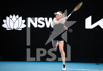 2022-01-11 - Ekaterina Alexandrova of Russia in action against Garbine Muguruza of Spain during the second round of the 2022 Sydney Tennis Classic, WTA 500 tennis tournament on January 12, 2022 at NSW Tennis Centre in Sydney, Australia - 2022 SYDNEY TENNIS CLASSIC, WTA 500 TENNIS TOURNAMENT - INTERNATIONALS - TENNIS