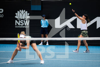 2022-01-12 - Gabriela Dabrowski of Canada & Giuliana Olmos of Mexico playing doubles at the 2022 Sydney Tennis Classic, WTA 500 tennis tournament on January 13, 2022 at NSW Tennis Centre in Sydney, Australia - 2022 SYDNEY TENNIS CLASSIC, WTA 500 TENNIS TOURNAMENT - INTERNATIONALS - TENNIS