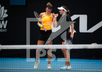 2022-01-12 - Beatriz Haddad Maia of Brazil & Anna Danilina of Kazakhstan playing doubles at the 2022 Sydney Tennis Classic, WTA 500 tennis tournament on January 13, 2022 at NSW Tennis Centre in Sydney, Australia - 2022 SYDNEY TENNIS CLASSIC, WTA 500 TENNIS TOURNAMENT - INTERNATIONALS - TENNIS