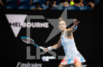 2022-01-17 - Maria Sakkari of Greece in action against Tatjana Maria of Germany during the first round of the 2022 Australian Open, WTA Grand Slam tennis tournament on January 17, 2022 at Melbourne Park in Melbourne, Australia - 2022 AUSTRALIAN OPEN, WTA GRAND SLAM TENNIS TOURNAMENT - INTERNATIONALS - TENNIS
