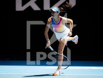 2022-01-18 - Sorana Cirstea of Romania in action against Petra Kvitova of the Czech Republic during the first round of the 2022 Australian Open, WTA Grand Slam tennis tournament on January 18, 2022 at Melbourne Park in Melbourne, Australia - 2022 AUSTRALIAN OPEN, WTA GRAND SLAM TENNIS TOURNAMENT - INTERNATIONALS - TENNIS