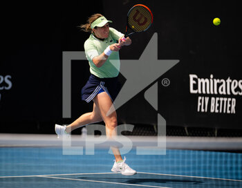 2022-01-18 - Anastasia Pavlyuchenkova of Russia in action against Anna Bondar of Hungary during the first round of the 2022 Australian Open, WTA Grand Slam tennis tournament on January 18, 2022 at Melbourne Park in Melbourne, Australia - 2022 AUSTRALIAN OPEN, WTA GRAND SLAM TENNIS TOURNAMENT - INTERNATIONALS - TENNIS