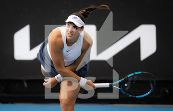 2022-01-18 - Ana Konjuh of Croatia in action against Shelby Rogers of United States during the first round of the 2022 Australian Open, WTA Grand Slam tennis tournament on January 18, 2022 at Melbourne Park in Melbourne, Australia - 2022 AUSTRALIAN OPEN, WTA GRAND SLAM TENNIS TOURNAMENT - INTERNATIONALS - TENNIS