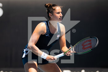 2022-01-19 - Sara Sorribes Tormo of Spain in action against Marta Kostyuk of Ukraine during the second round of the 2022 Australian Open, WTA Grand Slam tennis tournament on January 19, 2022 at Melbourne Park in Melbourne, Australia - 2022 AUSTRALIAN OPEN, WTA GRAND SLAM TENNIS TOURNAMENT - INTERNATIONALS - TENNIS