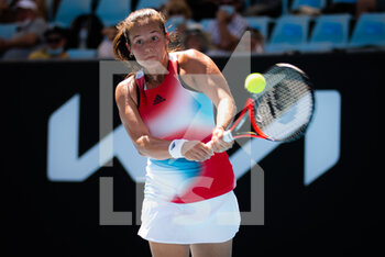 2022-01-19 - Daria Kasatkina of Russia in action against Magda Linette of Poland during the second round of the 2022 Australian Open, WTA Grand Slam tennis tournament on January 20, 2022 at Melbourne Park in Melbourne, Australia - 2022 AUSTRALIAN OPEN, WTA GRAND SLAM TENNIS TOURNAMENT - INTERNATIONALS - TENNIS
