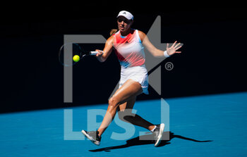 2022-01-20 - Jessica Pegula of the United States in action against Nuria Parrizas Diaz of Spain during the third round at the 2022 Australian Open, WTA Grand Slam tennis tournament on January 21, 2022 at Melbourne Park in Melbourne, Australia - 2022 AUSTRALIAN OPEN, WTA GRAND SLAM TENNIS TOURNAMENT - INTERNATIONALS - TENNIS