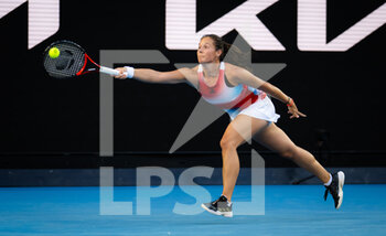 2022-01-22 - Daria Kasatkina of Russia in action against Iga Swiatek of Poland during the third round at the 2022 Australian Open, WTA Grand Slam tennis tournament on January 22, 2022 at Melbourne Park in Melbourne, Australia - 2022 AUSTRALIAN OPEN, WTA GRAND SLAM TENNIS TOURNAMENT - INTERNATIONALS - TENNIS