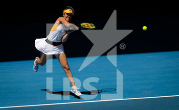2022-01-24 - Storm Sanders of Australia in action during the third round of doubles at the 2022 Australian Open, WTA Grand Slam tennis tournament on January 24, 2022 at Melbourne Park in Melbourne, Australia - 2022 AUSTRALIAN OPEN, WTA GRAND SLAM TENNIS TOURNAMENT - INTERNATIONALS - TENNIS