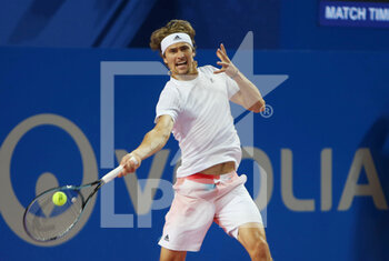 2022-02-03 - Alexander Zverev of Germany in action against Mackenzie McDonald of United States during the Open Sud de France 2022, ATP 250 tennis tournament on February 3, 2022 at Sud de France Arena in Montpellier, France - OPEN SUD DE FRANCE 2022, ATP 250 TENNIS TOURNAMENT - INTERNATIONALS - TENNIS
