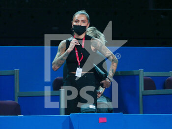 2022-02-04 - Sophia Thomalla, girlfriend of Alexander Zverev of Germany during his match against Adrian Mannarino of France during the quarter-finals of the Open Sud de France 2022, ATP 250 tennis tournament on February 4, 2022 at Sud de France Arena in Montpellier, France - OPEN SUD DE FRANCE 2022, ATP 250 TENNIS TOURNAMENT - INTERNATIONALS - TENNIS