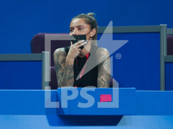 2022-02-04 - Sophia Thomalla, girlfriend of Alexander Zverev of Germany during his match against Adrian Mannarino of France during the quarter-finals of the Open Sud de France 2022, ATP 250 tennis tournament on February 4, 2022 at Sud de France Arena in Montpellier, France - OPEN SUD DE FRANCE 2022, ATP 250 TENNIS TOURNAMENT - INTERNATIONALS - TENNIS