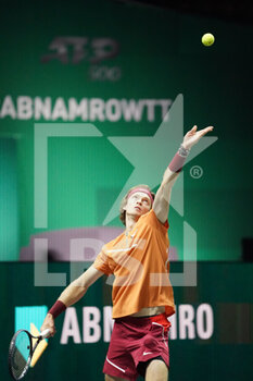 2022-02-07 - Andrey Rublev of Russia during 49th ABN AMRO World Tennis Tournement 2022 on February 7, 2022 at Ahoy in Rotterdam, The Netherlands - 49TH ABN AMRO WORLD TENNIS TOURNEMENT 2022 - INTERNATIONALS - TENNIS