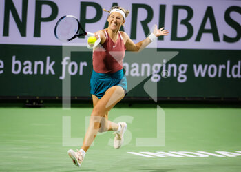2022-03-12 - Victoria Azarenka of Belarus in action against Astra Sharma of Australia during the second round of the 2022 BNP Paribas Open, WTA 1000 tennis tournament on March 12, 2022 at Indian Wells Tennis Garden in Indian Wells, USA - 2022 BNP PARIBAS OPEN, WTA 1000 TENNIS TOURNAMENT - INTERNATIONALS - TENNIS