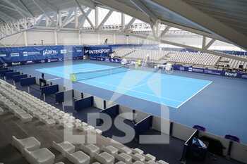 2022-03-18 - Court Central during the Play In Challenger 2022, ATP Challenger Tour tennis tournament on March 20, 2022 at Tennis Club Lillois Lille Metropole in Lille, France - PLAY IN CHALLENGER 2022, ATP CHALLENGER TOUR TENNIS TOURNAMENT - INTERNATIONALS - TENNIS