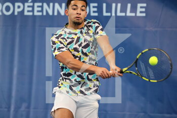 2022-03-18 - Arthur Fils during the Play In Challenger 2022, ATP Challenger Tour tennis tournament on March 20, 2022 at Tennis Club Lillois Lille Metropole in Lille, France - PLAY IN CHALLENGER 2022, ATP CHALLENGER TOUR TENNIS TOURNAMENT - INTERNATIONALS - TENNIS
