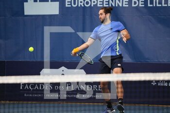 2022-03-18 - Viktor Durasovic during the Play In Challenger 2022, ATP Challenger Tour tennis tournament on March 20, 2022 at Tennis Club Lillois Lille Metropole in Lille, France - PLAY IN CHALLENGER 2022, ATP CHALLENGER TOUR TENNIS TOURNAMENT - INTERNATIONALS - TENNIS