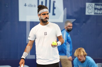 2022-03-18 - Luca Potenza during the Play In Challenger 2022, ATP Challenger Tour tennis tournament on March 20, 2022 at Tennis Club Lillois Lille Metropole in Lille, France - PLAY IN CHALLENGER 2022, ATP CHALLENGER TOUR TENNIS TOURNAMENT - INTERNATIONALS - TENNIS