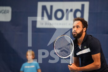 2022-03-18 - Laurent Lokoli during the Play In Challenger 2022, ATP Challenger Tour tennis tournament on March 20, 2022 at Tennis Club Lillois Lille Metropole in Lille, France - PLAY IN CHALLENGER 2022, ATP CHALLENGER TOUR TENNIS TOURNAMENT - INTERNATIONALS - TENNIS