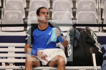 2022-03-21 - Geoffrey Blancaneaux during the Play In Challenger 2022, ATP Challenger Tour tennis tournament on March 21, 2022 at Tennis Club Lillois Lille Metropole in Lille, France - PLAY IN CHALLENGER 2022, ATP CHALLENGER TOUR TENNIS TOURNAMENT - INTERNATIONALS - TENNIS