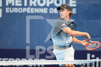 2022-03-22 - Jonas Forejtek during the Play In Challenger 2022, ATP Challenger Tour tennis tournament on March 22, 2022 at Tennis Club Lillois Lille Metropole in Lille, France - PLAY IN CHALLENGER 2022, ATP CHALLENGER TOUR TENNIS TOURNAMENT - INTERNATIONALS - TENNIS