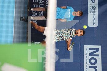 2022-03-23 - Arthur Fils during the Play In Challenger 2022, ATP Challenger Tour tennis tournament on March 23, 2022 at Tennis Club Lillois Lille Metropole in Lille, France - PLAY IN CHALLENGER 2022, ATP CHALLENGER TOUR TENNIS TOURNAMENT - INTERNATIONALS - TENNIS