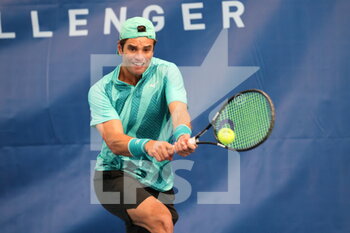2022-03-23 - Malek Jaziri during the Play In Challenger 2022, ATP Challenger Tour tennis tournament on March 23, 2022 at Tennis Club Lillois Lille Metropole in Lille, France - PLAY IN CHALLENGER 2022, ATP CHALLENGER TOUR TENNIS TOURNAMENT - INTERNATIONALS - TENNIS