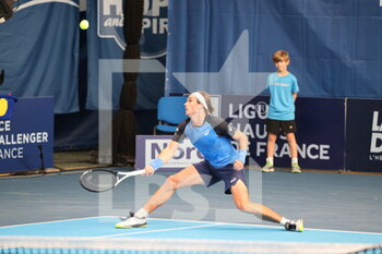 2022-03-23 - Geoffrey Blancaneaux during the Play In Challenger 2022, ATP Challenger Tour tennis tournament on March 23, 2022 at Tennis Club Lillois Lille Metropole in Lille, France - PLAY IN CHALLENGER 2022, ATP CHALLENGER TOUR TENNIS TOURNAMENT - INTERNATIONALS - TENNIS
