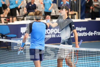 2022-03-23 - Jonas Forejtek and Geoffrey Blancaneaux during the Play In Challenger 2022, ATP Challenger Tour tennis tournament on March 23, 2022 at Tennis Club Lillois Lille Metropole in Lille, France - PLAY IN CHALLENGER 2022, ATP CHALLENGER TOUR TENNIS TOURNAMENT - INTERNATIONALS - TENNIS