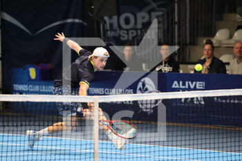2022-03-23 - Zizou Bergs during the Play In Challenger 2022, ATP Challenger Tour tennis tournament on March 23, 2022 at Tennis Club Lillois Lille Metropole in Lille, France - PLAY IN CHALLENGER 2022, ATP CHALLENGER TOUR TENNIS TOURNAMENT - INTERNATIONALS - TENNIS