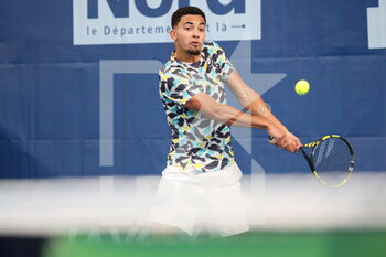 2022-03-24 - Arthur Fils during the Play In Challenger 2022, ATP Challenger Tour tennis tournament on March 24, 2022 at Tennis Club Lillois Lille Metropole in Lille, France - PLAY IN CHALLENGER 2022, ATP CHALLENGER TOUR TENNIS TOURNAMEN - INTERNATIONALS - TENNIS