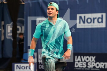 2022-03-25 - Malek Jaziri during the Play In Challenger 2022, ATP Challenger Tour tennis tournament on March 25, 2022 at Tennis Club Lillois Lille Metropole in Lille, France - PLAY IN CHALLENGER 2022, ATP CHALLENGER TOUR TENNIS TOURNAMENT - INTERNATIONALS - TENNIS