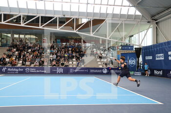 2022-03-26 - Ricardas Berankis during the Play In Challenger 2022, ATP Challenger Tour tennis tournament on March 26, 2022 at Tennis Club Lillois Lille Metropole in Lille, France - PLAY IN CHALLENGER 2022, ATP CHALLENGER TOUR TENNIS TOURNAMENT - INTERNATIONALS - TENNIS