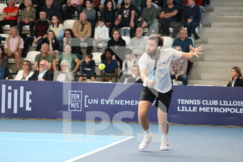 2022-03-27 - Quentin Halys during the Play In Challenger 2022, ATP Challenger Tour tennis tournament on March 27, 2022 at Tennis Club Lillois Lille Metropole in Lille, France - PLAY IN CHALLENGER 2022, ATP CHALLENGER TOUR TENNIS TOURNAMENT - INTERNATIONALS - TENNIS