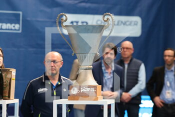 2022-03-27 - Trphy Play In during the Play In Challenger 2022, ATP Challenger Tour tennis tournament on March 27, 2022 at Tennis Club Lillois Lille Metropole in Lille, France - PLAY IN CHALLENGER 2022, ATP CHALLENGER TOUR TENNIS TOURNAMENT - INTERNATIONALS - TENNIS