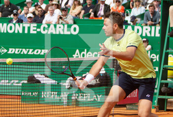2022-04-11 - Stanislas Wawrinka of Switzerland during the Rolex Monte-Carlo Masters 2022, ATP Masters 1000 tennis tournament on April 11, 2022 at Monte-Carlo Country Club in Roquebrune-Cap-Martin, France - ROLEX MONTE-CARLO MASTERS 2022, ATP MASTERS 1000 TENNIS TOURNAMENT - INTERNATIONALS - TENNIS