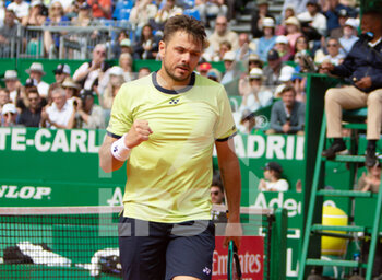 2022-04-11 - Stanislas Wawrinka of Switzerland during the Rolex Monte-Carlo Masters 2022, ATP Masters 1000 tennis tournament on April 11, 2022 at Monte-Carlo Country Club in Roquebrune-Cap-Martin, France - ROLEX MONTE-CARLO MASTERS 2022, ATP MASTERS 1000 TENNIS TOURNAMENT - INTERNATIONALS - TENNIS