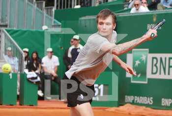 2022-04-11 - Alexander Bublik of kazakhstan during the Rolex Monte-Carlo Masters 2022, ATP Masters 1000 tennis tournament on April 11, 2022 at Monte-Carlo Country Club in Roquebrune-Cap-Martin, France - ROLEX MONTE-CARLO MASTERS 2022, ATP MASTERS 1000 TENNIS TOURNAMENT - INTERNATIONALS - TENNIS
