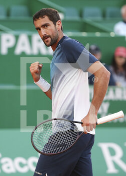 2022-04-11 - Marin Cilic of Croatia during day 2 of the Rolex Monte-Carlo Masters 2022, an ATP Masters 1000 tennis tournament on April 11, 2022, held at the Monte-Carlo Country Club in Roquebrune-Cap-Martin, France - ROLEX MONTE-CARLO MASTERS 2022, ATP MASTERS 1000 TENNIS TOURNAMENT - INTERNATIONALS - TENNIS