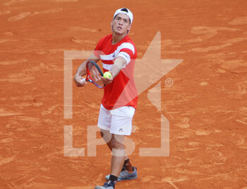 2022-04-11 - Sebastian Baez of Argentina during the Rolex Monte-Carlo Masters 2022, ATP Masters 1000 tennis tournament on April 11, 2022 at Monte-Carlo Country Club in Roquebrune-Cap-Martin, France - ROLEX MONTE-CARLO MASTERS 2022, ATP MASTERS 1000 TENNIS TOURNAMENT - INTERNATIONALS - TENNIS