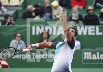 2022-04-11 - Marin Cilic of Croatia during day 2 of the Rolex Monte-Carlo Masters 2022, an ATP Masters 1000 tennis tournament on April 11, 2022, held at the Monte-Carlo Country Club in Roquebrune-Cap-Martin, France - ROLEX MONTE-CARLO MASTERS 2022, ATP MASTERS 1000 TENNIS TOURNAMENT - INTERNATIONALS - TENNIS