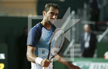 2022-04-11 - Marin Cilic of Croatia celebrates his first round victory during day 2 of the Rolex Monte-Carlo Masters 2022, an ATP Masters 1000 tennis tournament on April 11, 2022, held at the Monte-Carlo Country Club in Roquebrune-Cap-Martin, France - ROLEX MONTE-CARLO MASTERS 2022, ATP MASTERS 1000 TENNIS TOURNAMENT - INTERNATIONALS - TENNIS