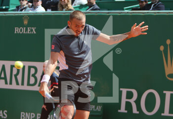 2022-04-12 - Daniel Evans of Great Britain during the Rolex Monte-Carlo Masters 2022, ATP Masters 1000 tennis tournament on April 12, 2022 at Monte-Carlo Country Club in Roquebrune-Cap-Martin, France - ROLEX MONTE-CARLO MASTERS 2022, ATP MASTERS 1000 TENNIS TOURNAMENT - INTERNATIONALS - TENNIS
