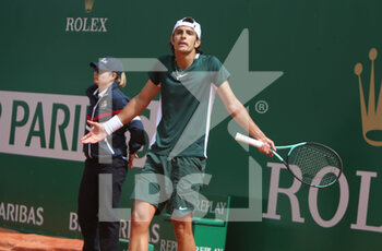 2022-04-12 - Lorenzo Musetti of Italy during the Rolex Monte-Carlo Masters 2022, ATP Masters 1000 tennis tournament on April 12, 2022 at Monte-Carlo Country Club in Roquebrune-Cap-Martin, France - ROLEX MONTE-CARLO MASTERS 2022, ATP MASTERS 1000 TENNIS TOURNAMENT - INTERNATIONALS - TENNIS